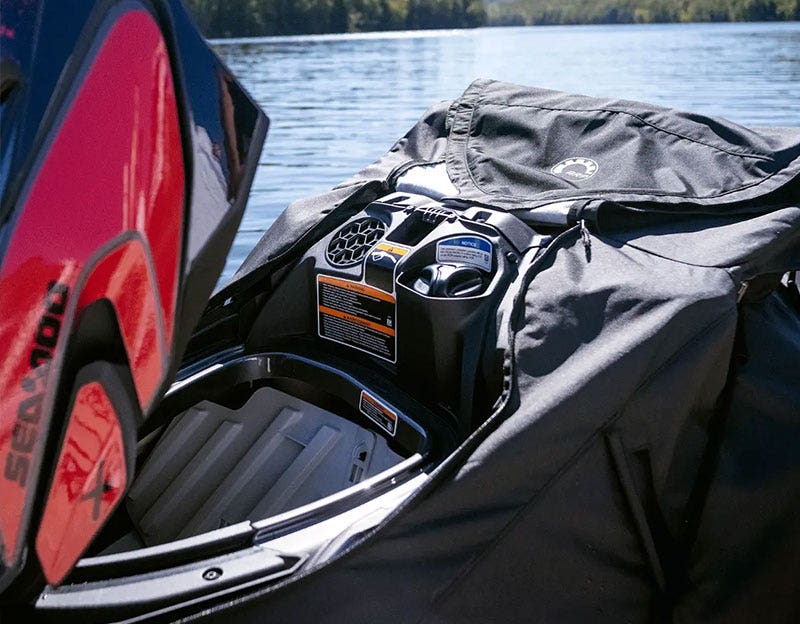 SEA-DOO 2020+ GTI, GTR & WAKE 170 WATERCRAFT COVER - BLACK - Image 12