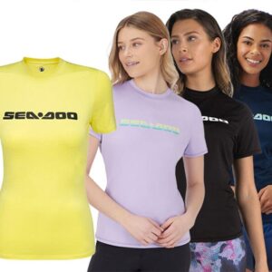 SEA-DOO WOMEN'S SHORT SLEEVE RASHGUARD SIGNATURE