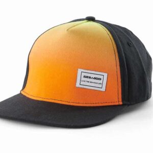 SEA-DOO UNISEX FLAT CAP RETRO - ORANGE