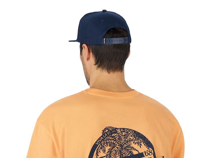 SEA-DOO UNISEX FLAT CAP RETRO - NAVY - Image 5