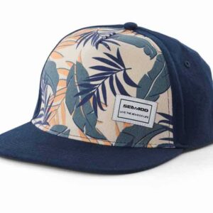 SEA-DOO UNISEX FLAT CAP RETRO - NAVY