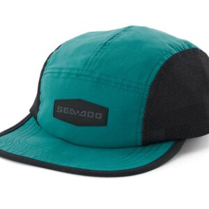SEA-DOO UNISEX LIGHT 5 PANEL FLOATABLE CAP -TEAL