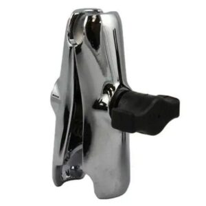 RAM MOUNTS CHROME DOUBLE SOCKET ARM FOR B SIZE 1" BALL