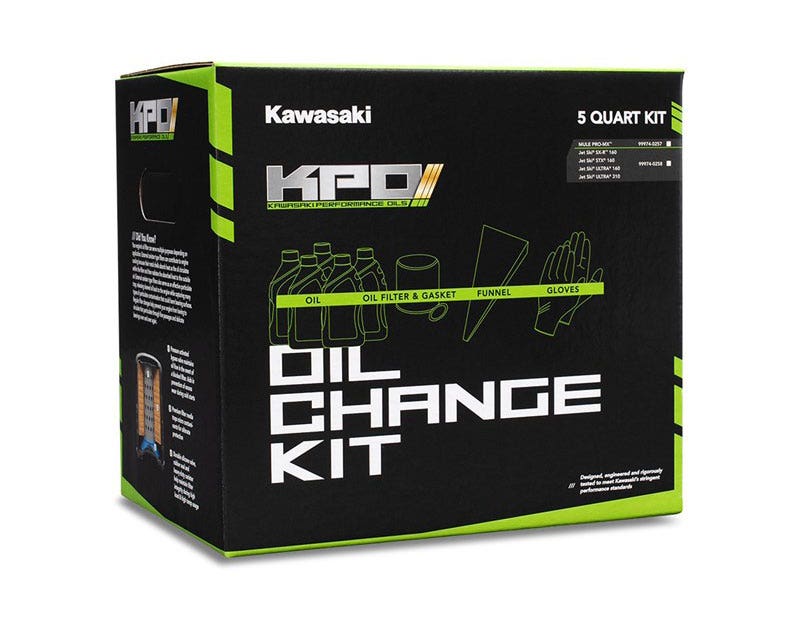 KAWASAKI KPO 10W-40 FULL SYNTHETIC JET SKI OIL CHANGE KIT