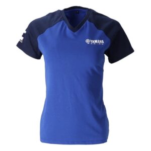 YAMAHA PADDOCK BLUE BASEBALL TEE - WOMEN'S