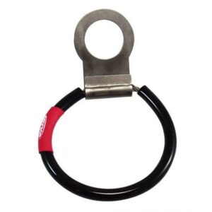 RIVA RACING BOW EYE TOW LOOP, BLACK