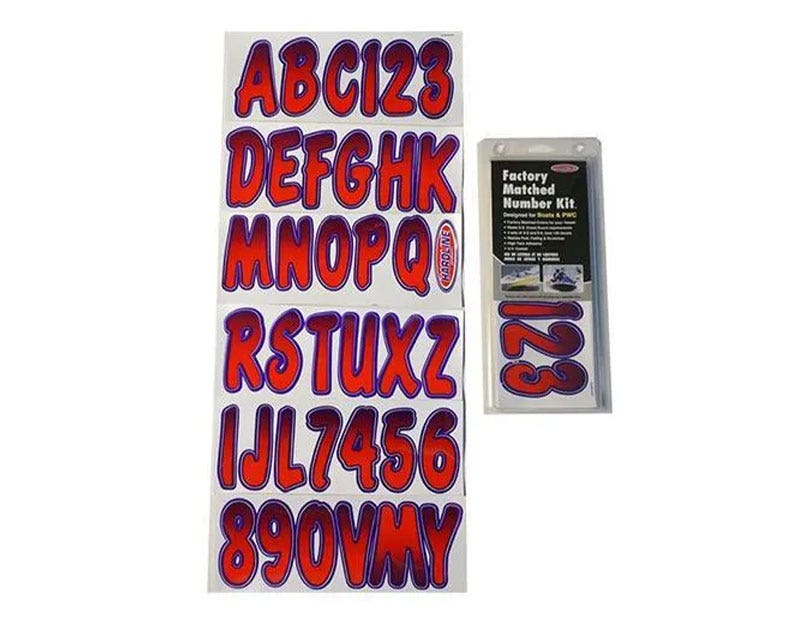 FACTORY MATCHED RED / PURPLE REGISTRATION KIT