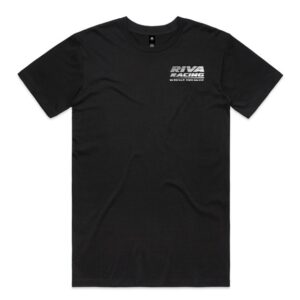 RIVA RACE TRACK TEE - BLACK/WHITE