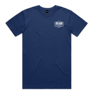 RIVA HEX TEE - BLUE/WHITE