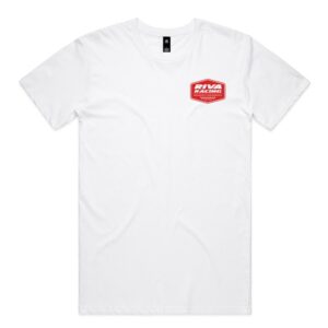 RIVA HEX TEE - WHITE/RED