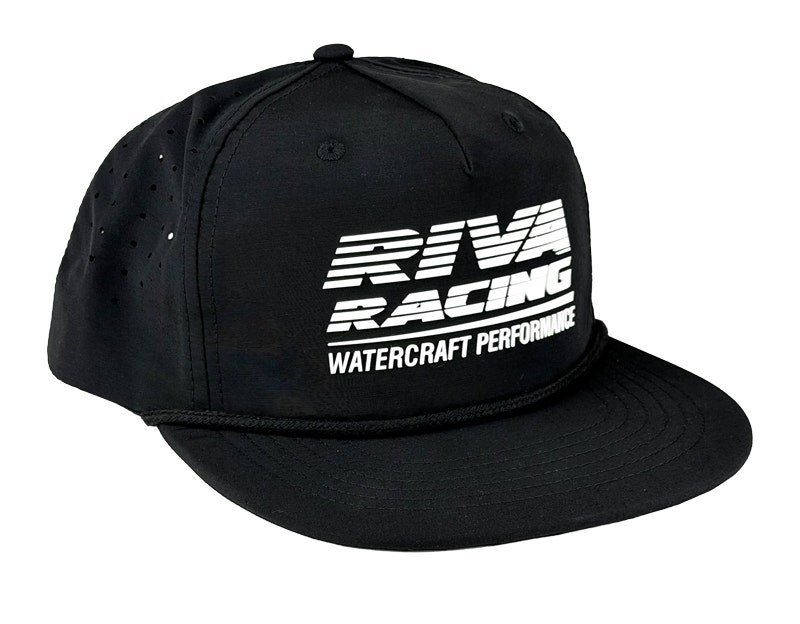RIVA RACING HYDRO PWC HAT W/ROPE - BLACK