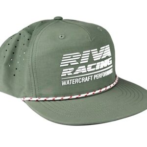 RIVA RACING HYDRO PWC HAT W/ROPE - OLIVE GREEN