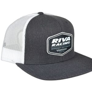 RIVA RACING HYDRO TRUCKER HAT - CHARCOAL/WHITE