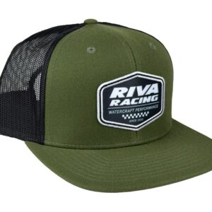 RIVA RACING HYDRO TRUCKER HAT - OLIVE GREEN/BLACK