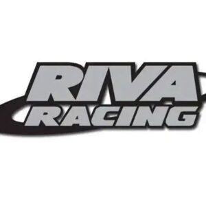 RIVA RACING CIRCLE DECAL 12IN SILVR/BLK