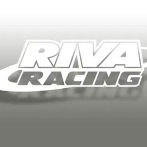 RIVA RACING CIRCLE DECAL 12IN WHITE