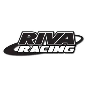 RIVA RACING CIRCLE DECAL, 6IN BLACK