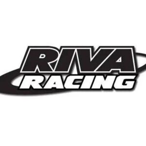RIVA RACING CIRCLE DECAL 9IN BLACK
