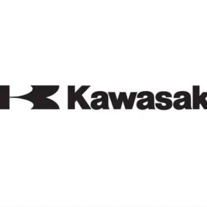 KAWASAKI 12" DECAL STICKER - BLACK