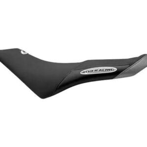 RIVA SEA-DOO 2014~23 SPARK SEAT COVER 2-UP - BLACK W/SILVER STITCHING