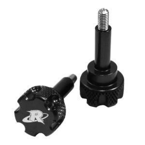 RIVA YAMAHA 1.8L/1.9L ENGINE COVER BILLET KNOB SET - BLACK
