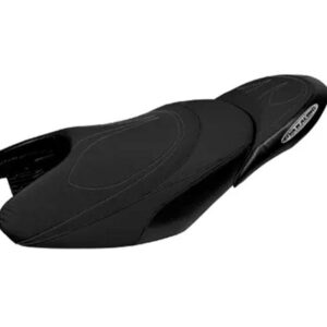 RIVA YAMAHA FX140 SEAT COVER - BLACK WITH SILVER STITCH