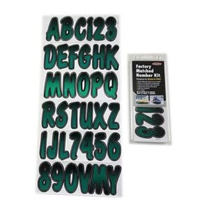 FACTORY MATCHED FOREST GREEN / BLACK REGISTRATION KIT