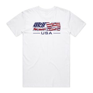 RIVA RACING STARS & STRIPES TEE - WHITE