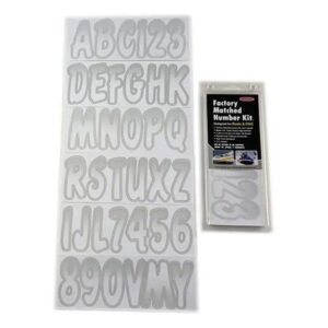 FACTORY MATCHED WHITE / SILVER REGISTRATION KIT