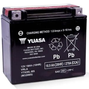 YUASA AGM LEAD ACID BATTERY YTX20L-BS